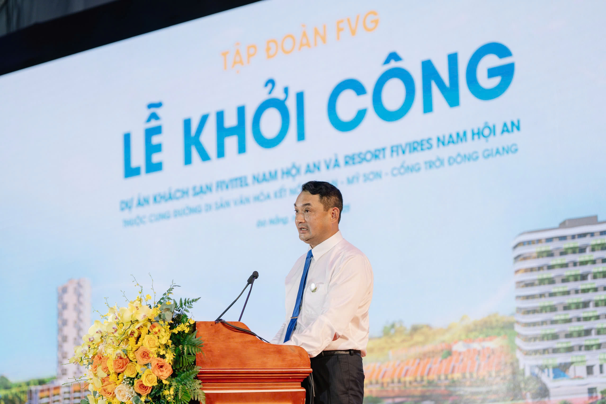 Lãnh đạo Đà Nẵng dự khởi công dự án 750 tỉ đồng của Tập đoàn FVG - Ảnh 7.