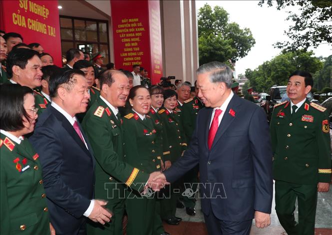 Tổng Bí thư Tô Lâm dự, chỉ đạo Đại hội đại biểu Đảng bộ Quân đội- Ảnh 1.