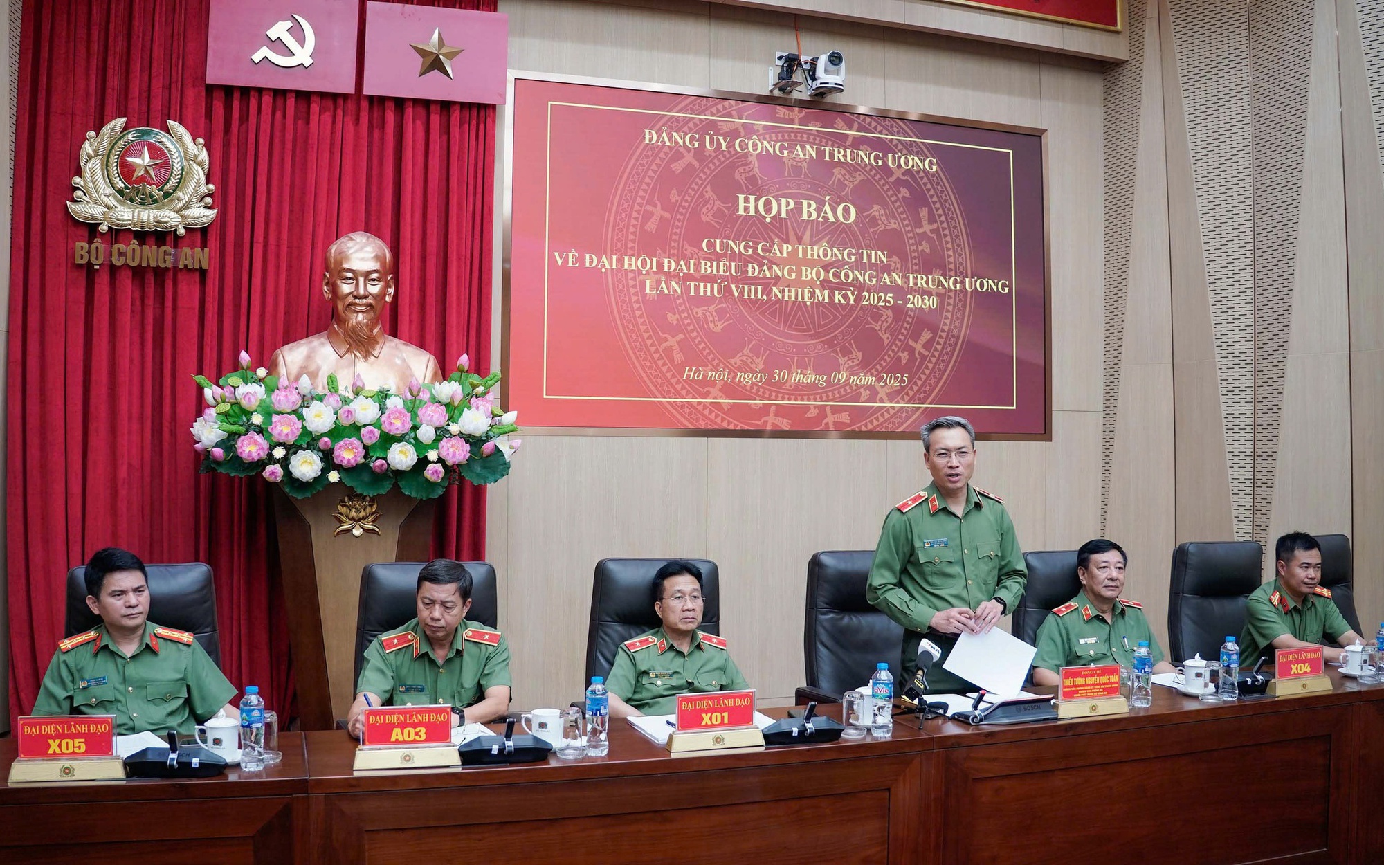 Đại hội Đại biểu Đảng bộ Công an Trung ương lần thứ VIII diễn ra trong 3 ngày