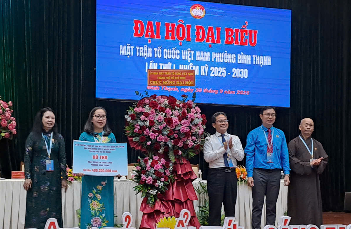 Phường B&igrave;nh Thạnh tổ chức Đại hội MTTQ Việt Nam lần thứ I, nhiệm kỳ 2025 - 2030 - Ảnh 6.