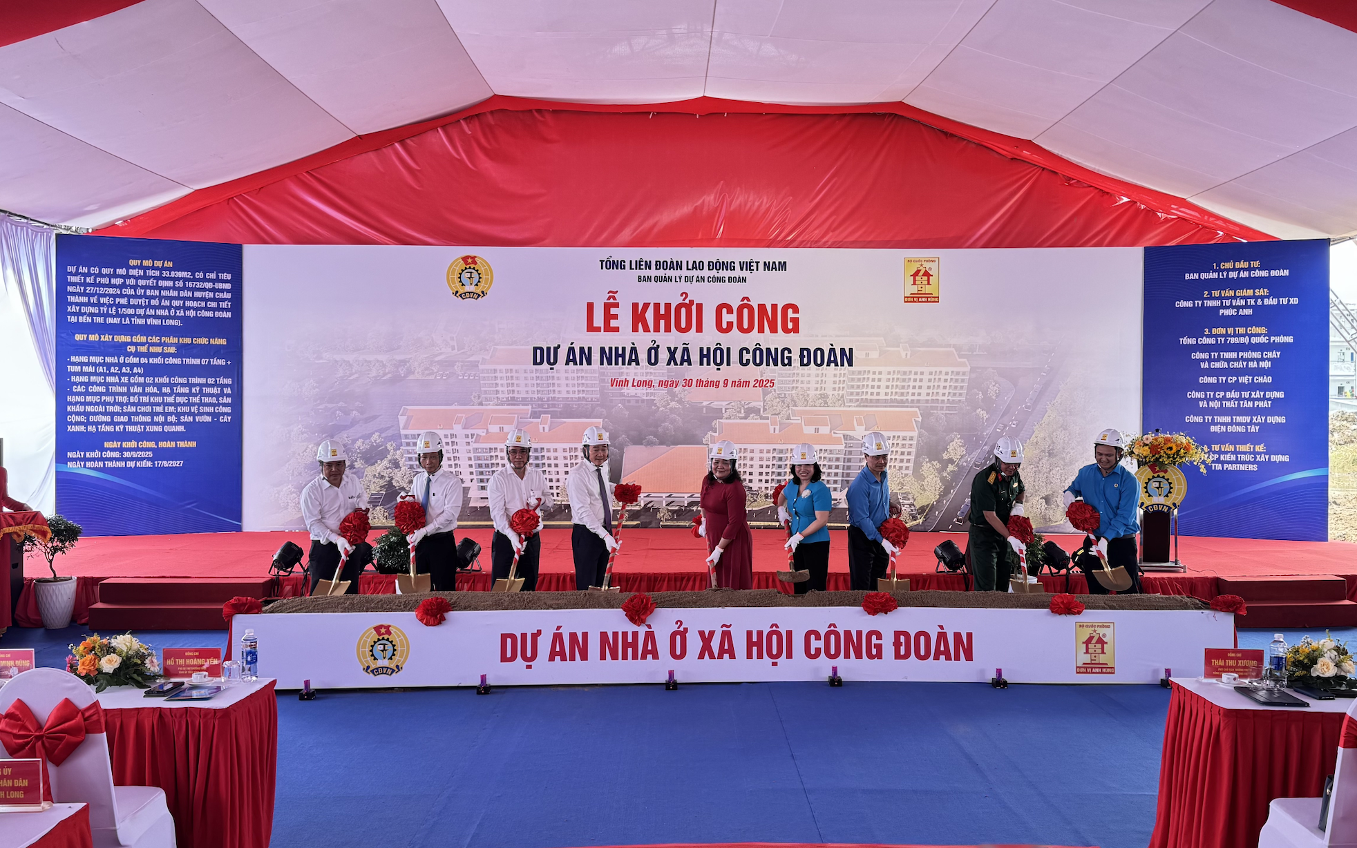 Xây nhà ở xã hội 7 tầng, trang bị nội thất cho gần 2.000 người