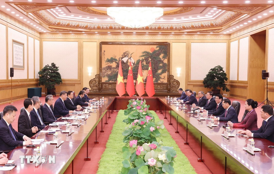 Chủ tịch nước Lương Cường hội đ&agrave;m với Tổng B&iacute; thư, Chủ tịch nước Trung Quốc Tập Cận B&igrave;nh - Ảnh 5.