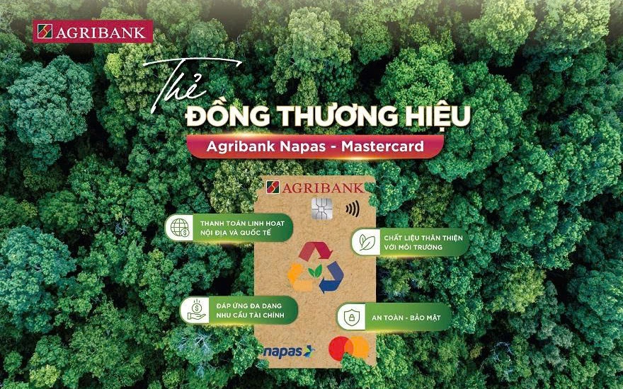 Agribank ra mắt thẻ đồng thương hiệu Napas - Mastercard: Một thẻ, mọi giao dịch, vì tương lai xanh