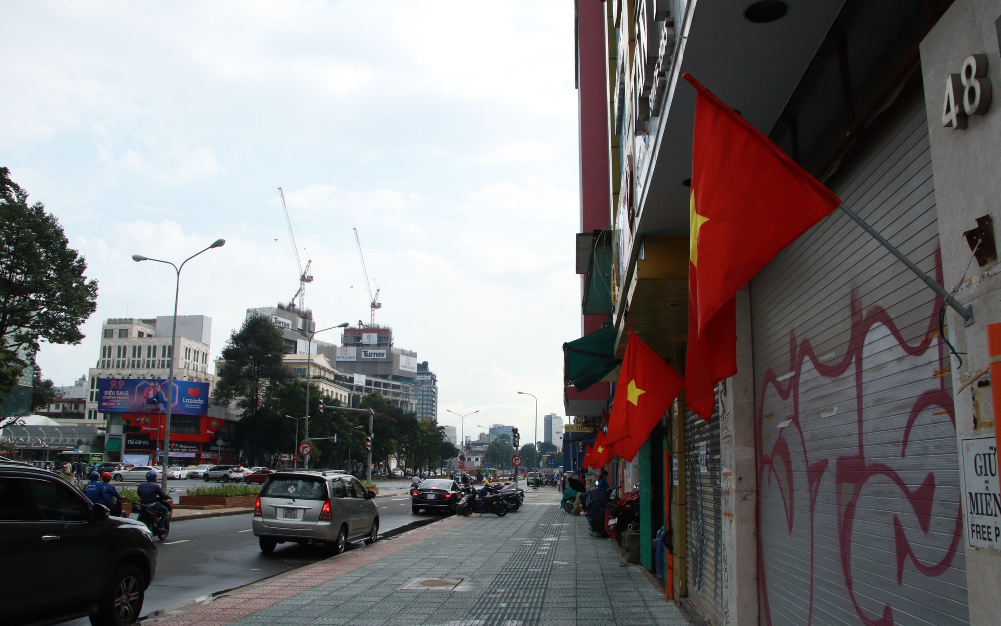 Từ hôm nay, hạn chế lưu thông một tuyến đường ở trung tâm TP HCM đến ngày 8-9