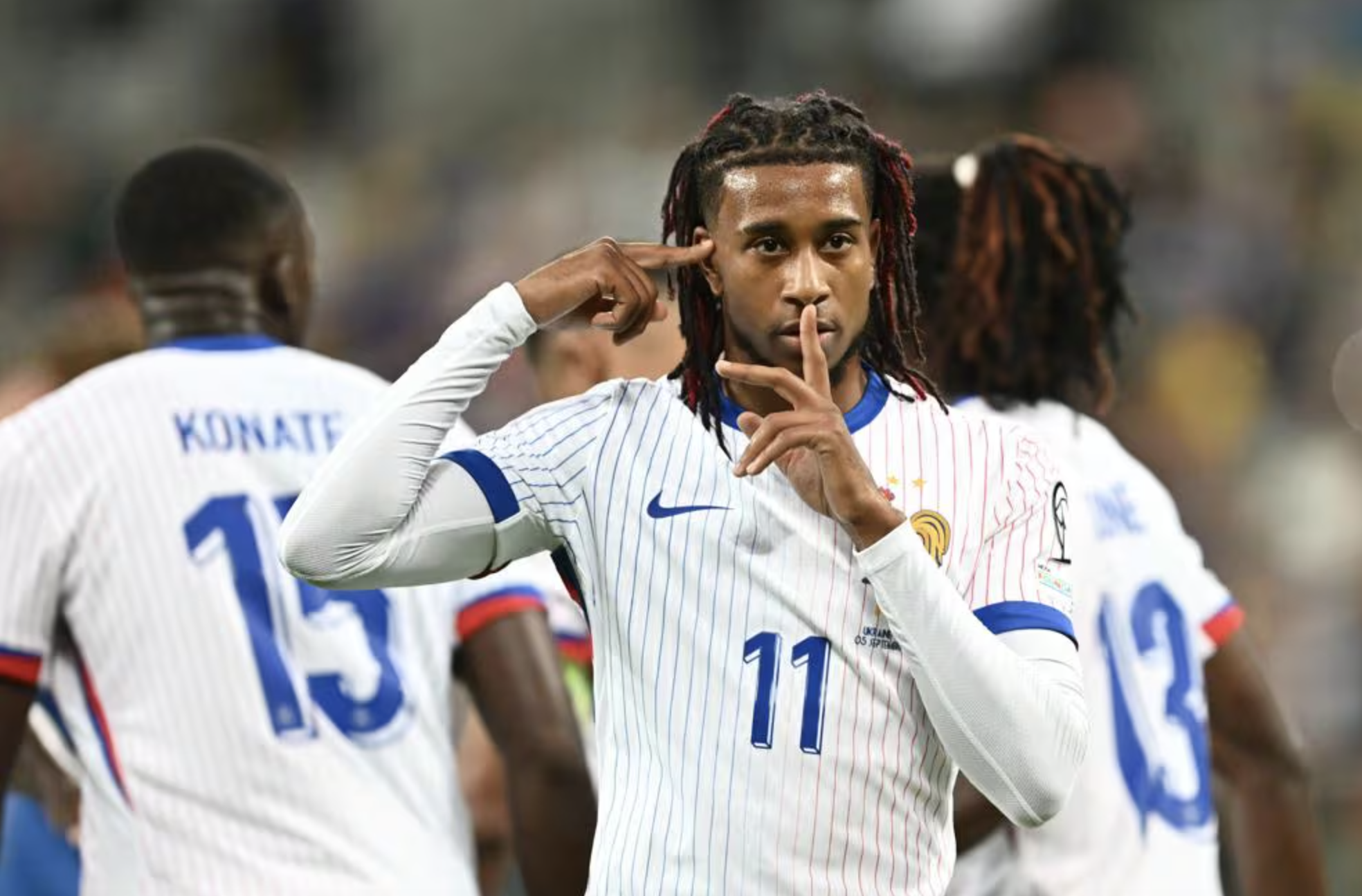 Mbappe lập c&ocirc;ng, Ph&aacute;p thắng Ukraine ng&agrave;y ra qu&acirc;n v&ograve;ng loại World Cup- Ảnh 2.