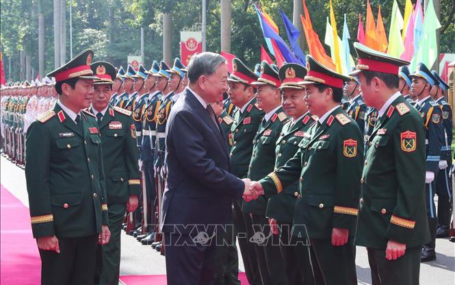 Tổng Bí thư Tô Lâm dự Lễ Kỷ niệm 80 năm Ngày truyền thống Bộ Tổng Tham mưu QĐND Việt Nam