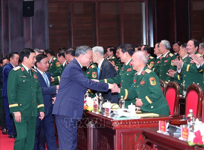 Tổng B&iacute; thư T&ocirc; L&acirc;m dự Lễ Kỷ niệm 80 năm Ng&agrave;y truyền thống Bộ Tổng Tham mưu QĐND Việt Nam- Ảnh 2.