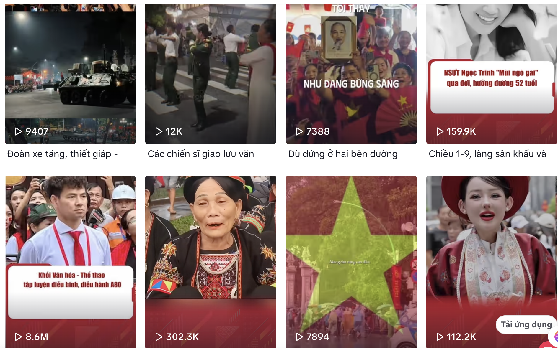 Hơn 600.000 video "Rạng rỡ Việt Nam" trên TikTok, hút hàng tỉ lượt xem
