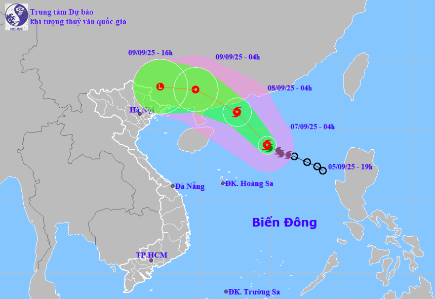 B&atilde;o số 7 giật l&ecirc;n cấp 11, dự b&aacute;o tiếp tục mạnh th&ecirc;m- Ảnh 1.
