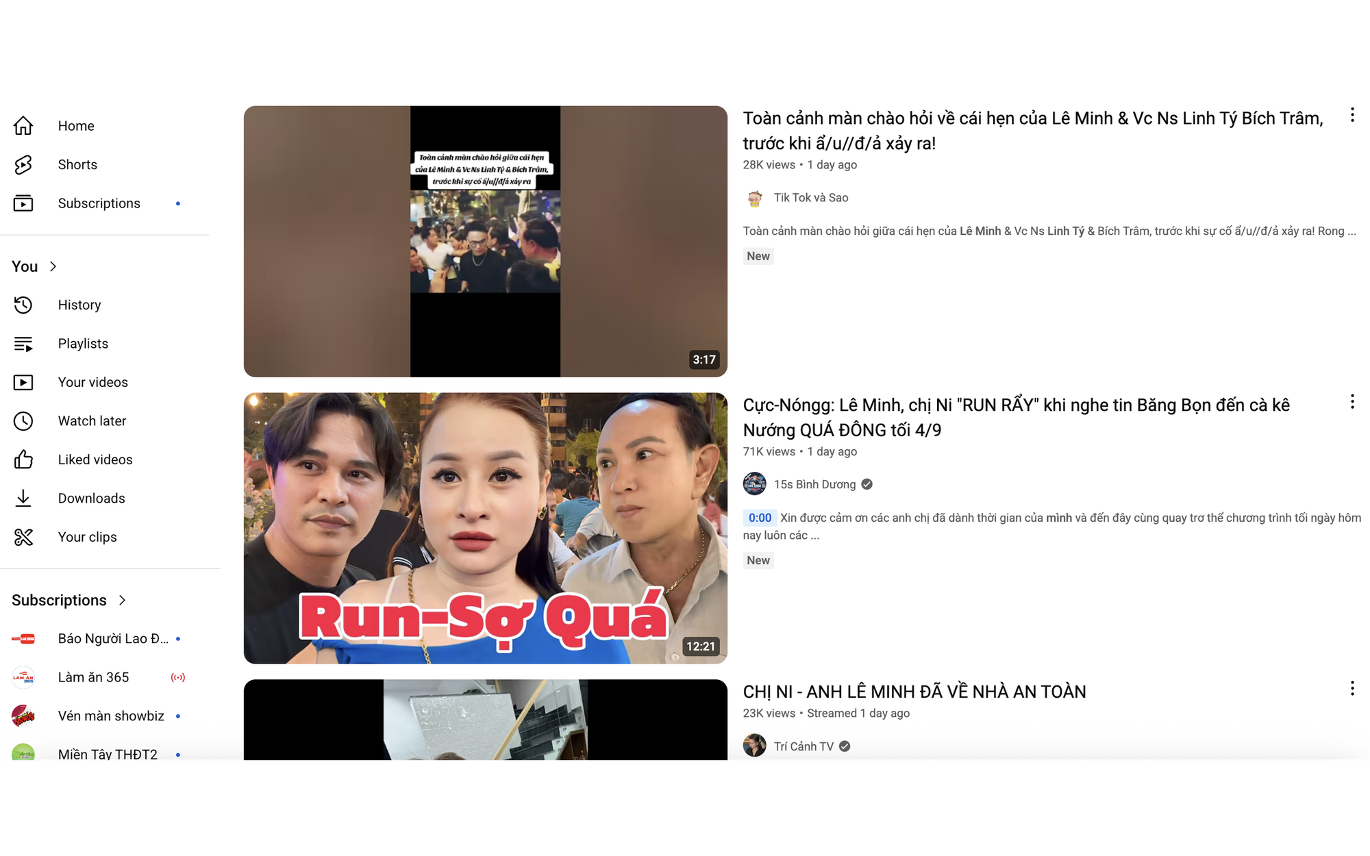 Công an vào cuộc clip liên quan đến nghệ sĩ Linh Tý