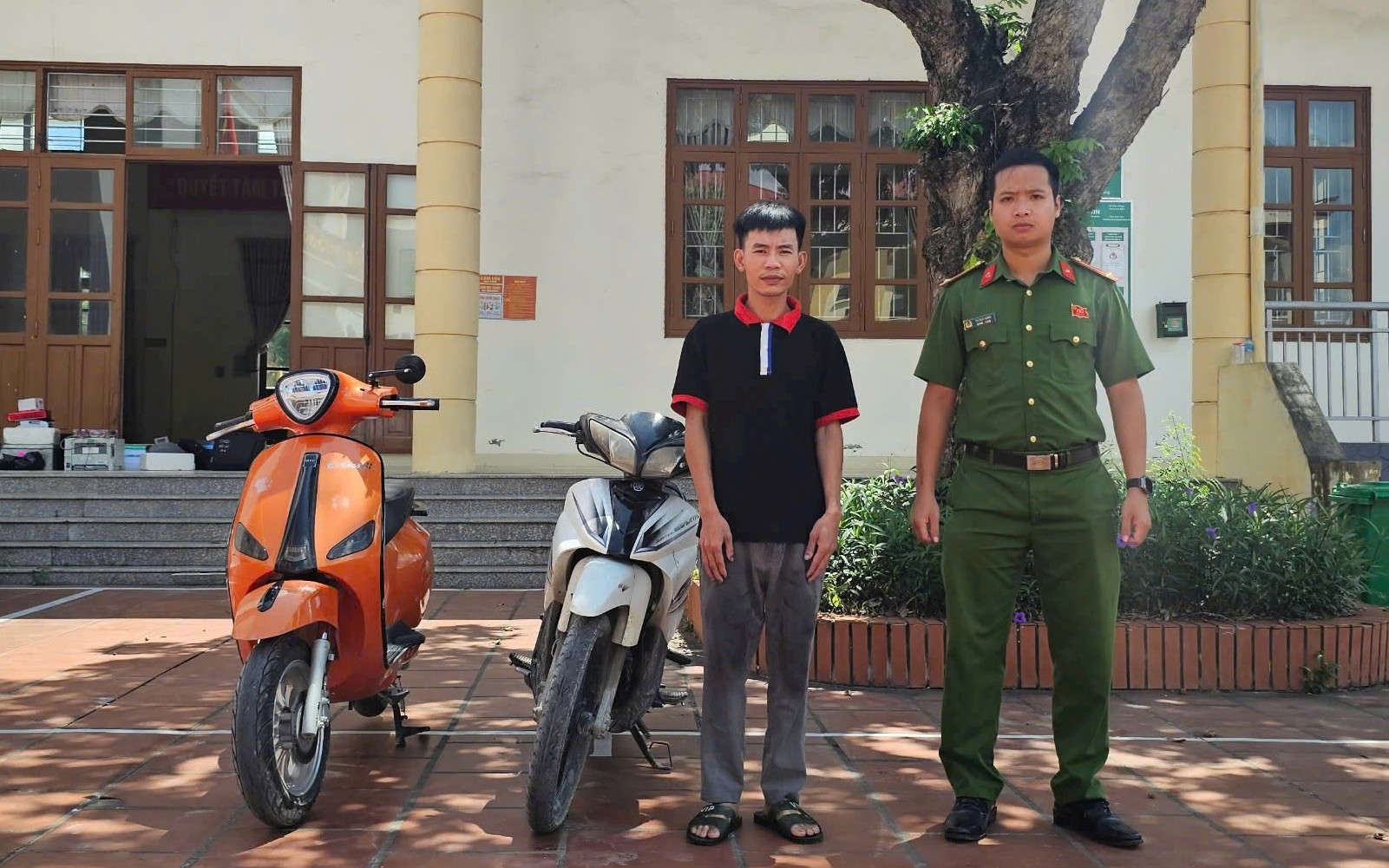 Trộm cắp xe máy điện đi chơi ngày nghỉ lễ, "đạo chích" bị chủ xe phát hiện