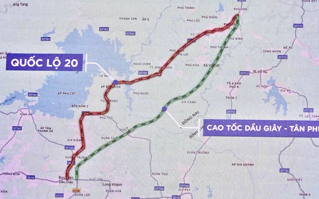“Chốt” ngày bàn giao mặt bằng dự án đường cao tốc Dầu Giây - Tân Phú, thời gian thi công 24 tháng