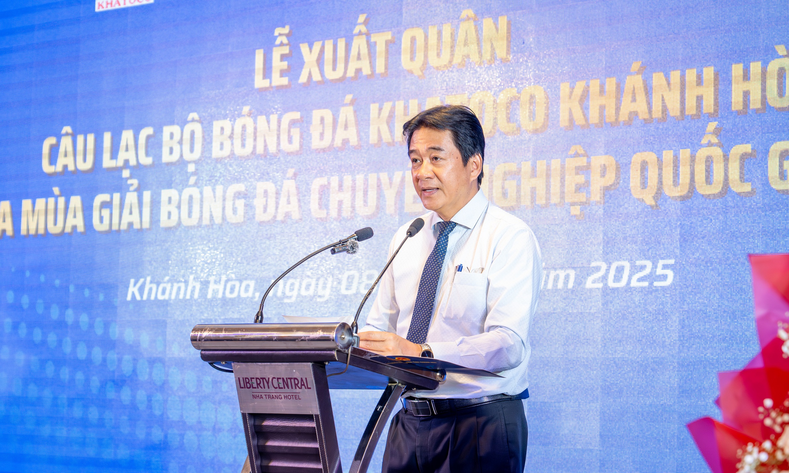 C&acirc;u lạc bộ b&oacute;ng đ&aacute; Khatoco kh&aacute;nh h&ograve;a xuất qu&acirc;n giải hạng nhất 2025 - 2026 - Ảnh 5.