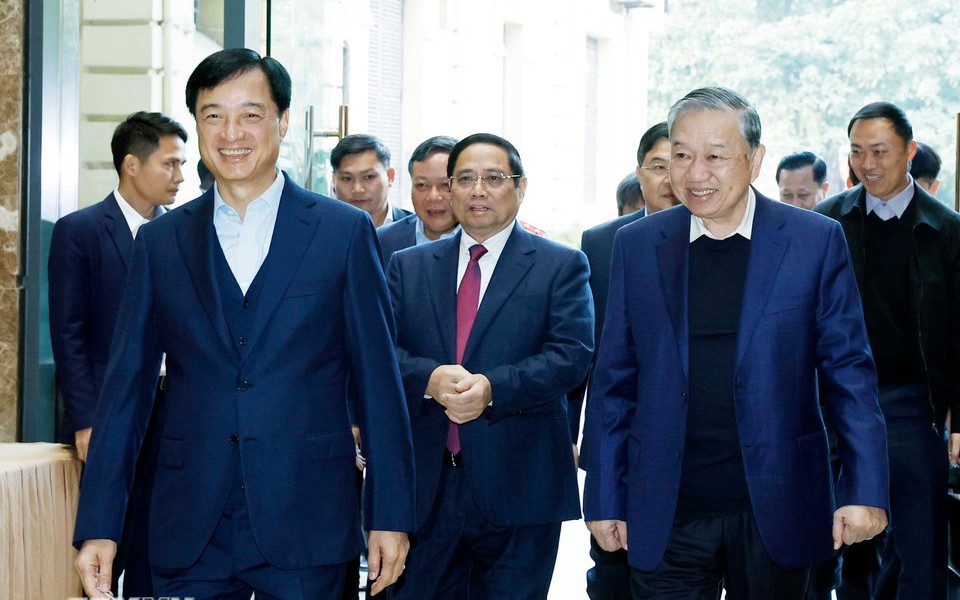 Những hình ảnh Tổng Bí thư Tô Lâm làm việc với Ban Thường vụ Thành uỷ Hà Nội