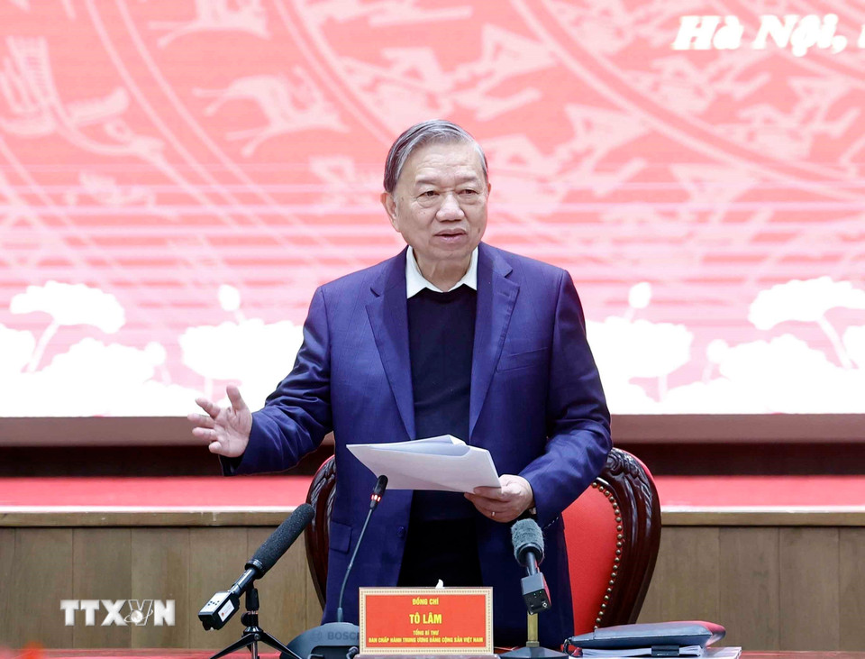Tổng B&iacute; thư T&ocirc; L&acirc;m: Tạo cơ sở ph&aacute;p l&yacute; vượt trội đủ mạnh để H&agrave; Nội ph&aacute;t huy tối đa tiềm năng - Ảnh 2.