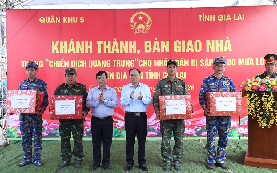 Bàn giao gần 350 căn nhà trong “Chiến dịch Quang Trung” cho người dân Gia Lai, Đà Nẵng, Đắk Lắk
