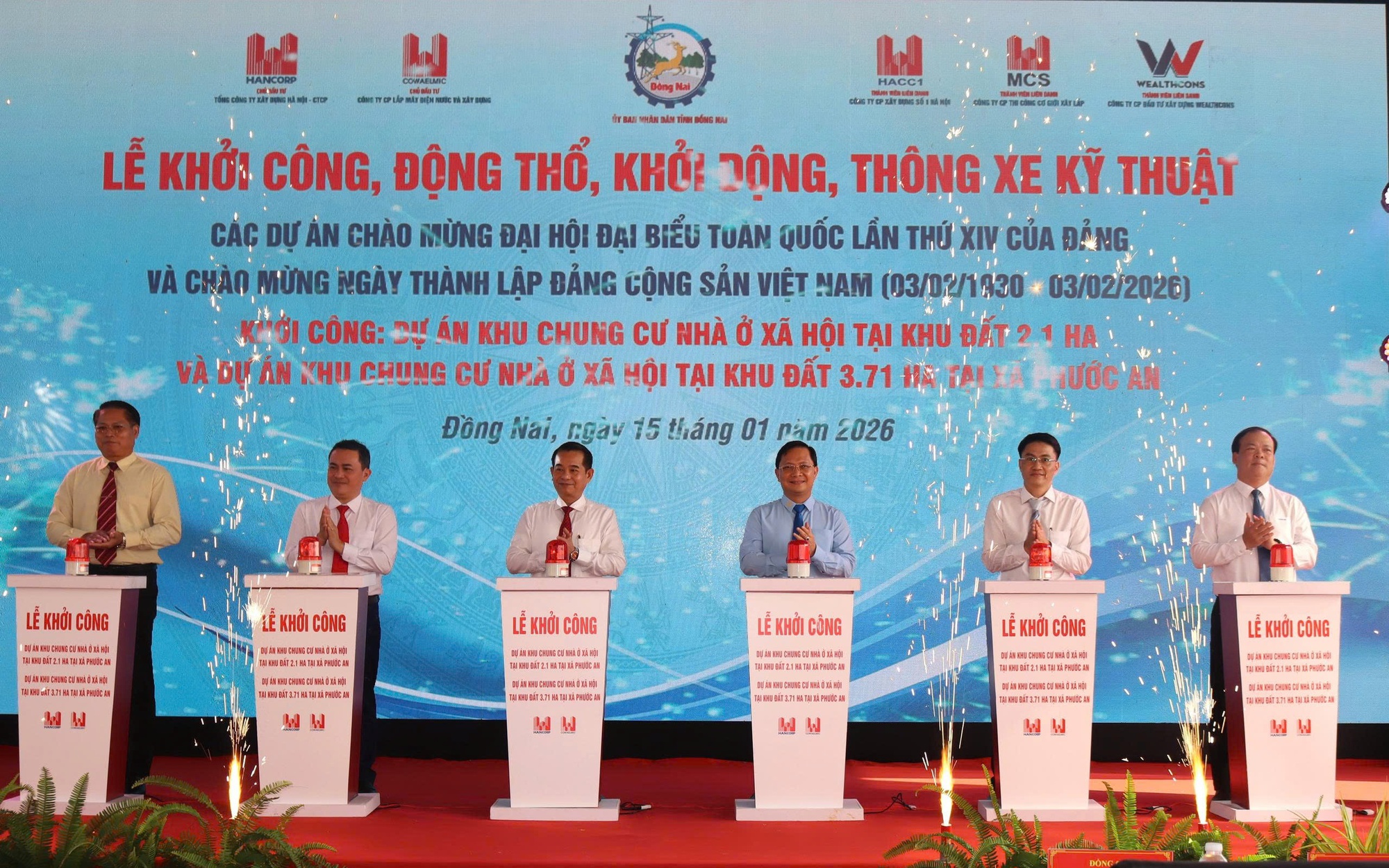 Đồng Nai khởi công nhiều dự án nhà ở xã hội, giá thấp nhất 450 triệu đồng/căn
