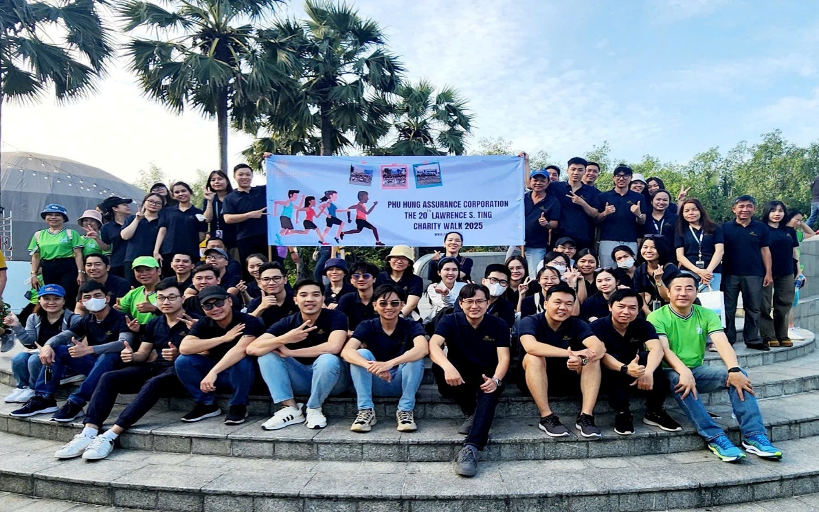 Bảo hiểm Phú Hưng đồng hành cùng chương trình Đi bộ Đinh Thiện Lý 2026