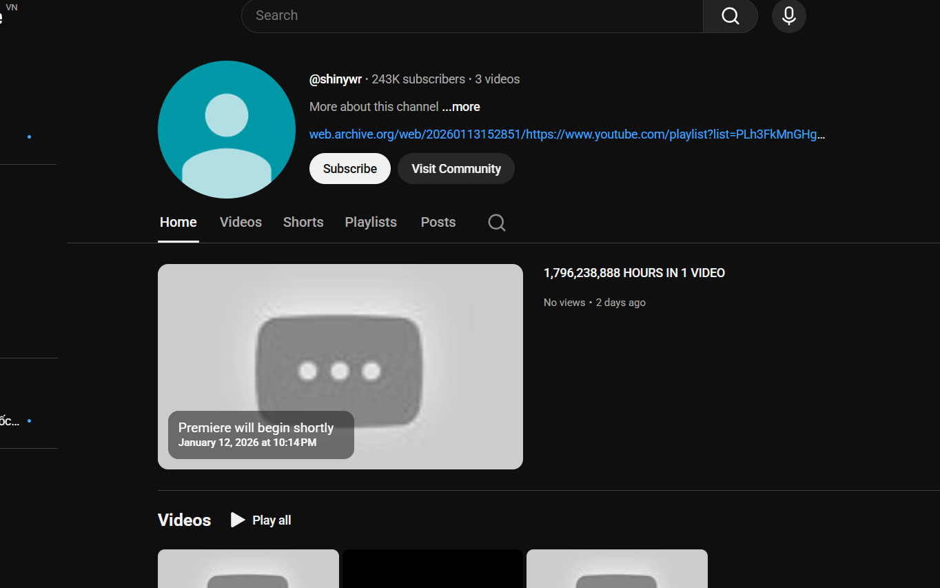 YouTube xuất hiện video dài 140 năm, thực hư ra sao?