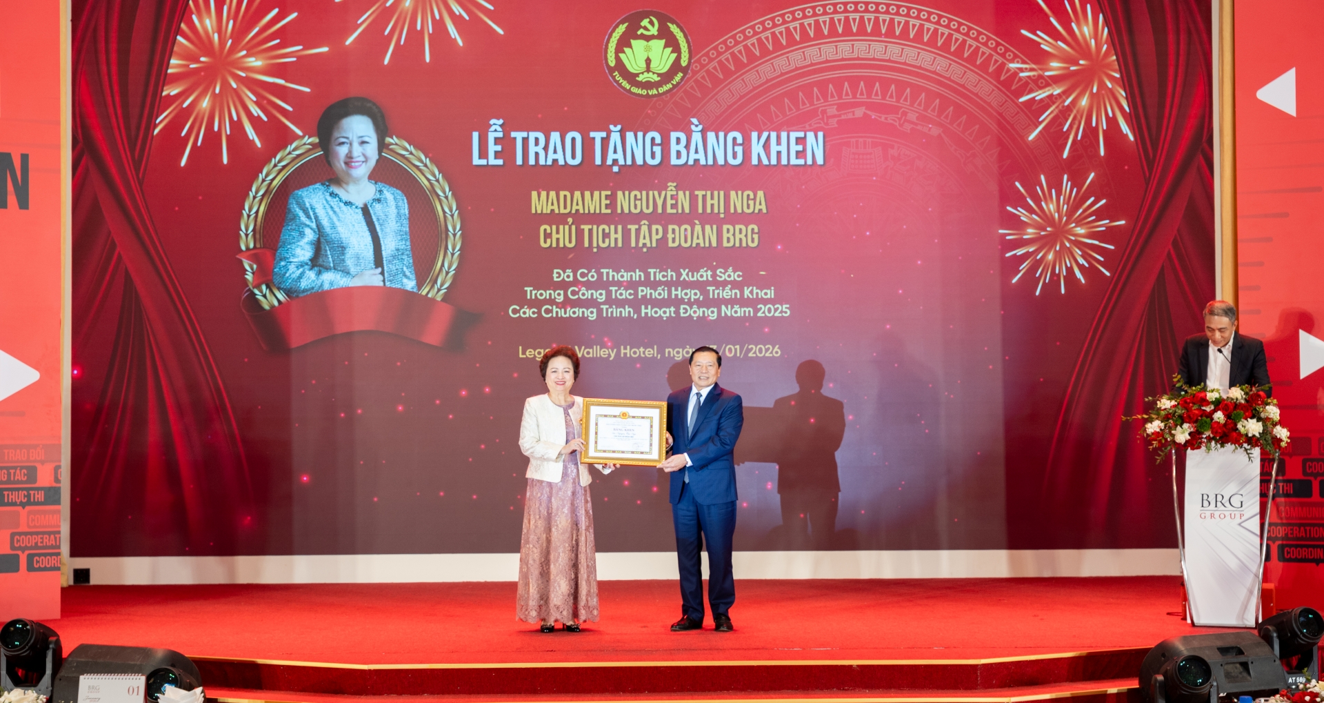 Tập đoàn BRG vinh dự được trao tặng Bằng khen của Ban Tuyên giáo và Dân vận Trung ương - Ảnh 1.