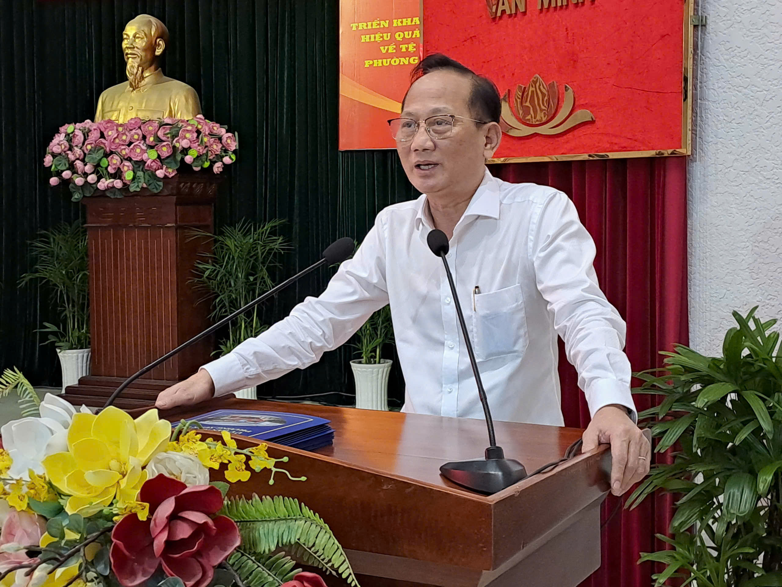 Phường Xu&acirc;n H&ograve;a triển khai nghị quyết x&acirc;y dựng địa b&agrave;n sạch b&oacute;ng ma t&uacute;y - Ảnh 1.