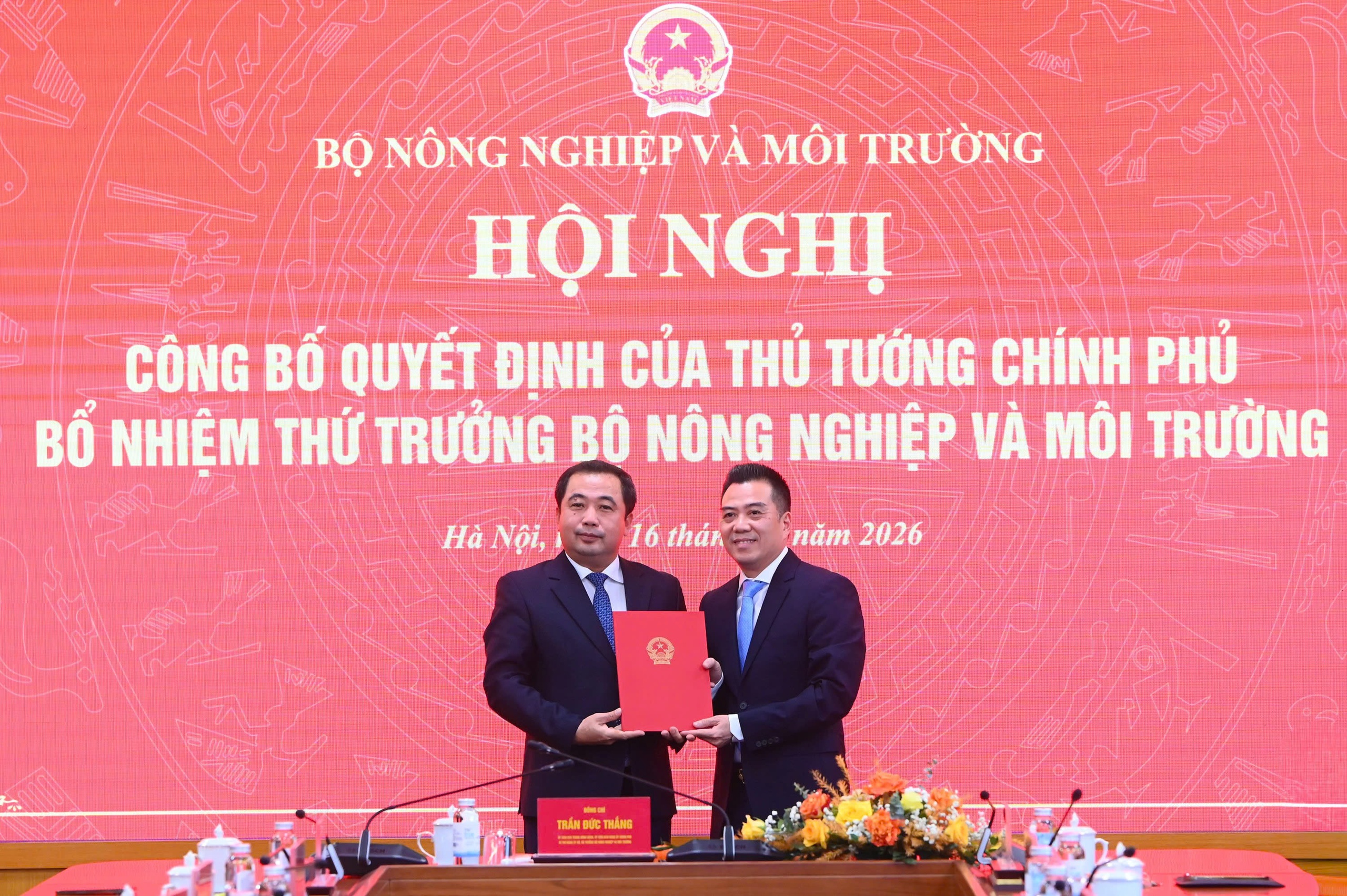 Đặng Ngọc Điệp được bổ nhiệm Thứ trưởng Bộ N&ocirc;ng nghiệp v&agrave; M&ocirc;i trường - Ảnh 1.