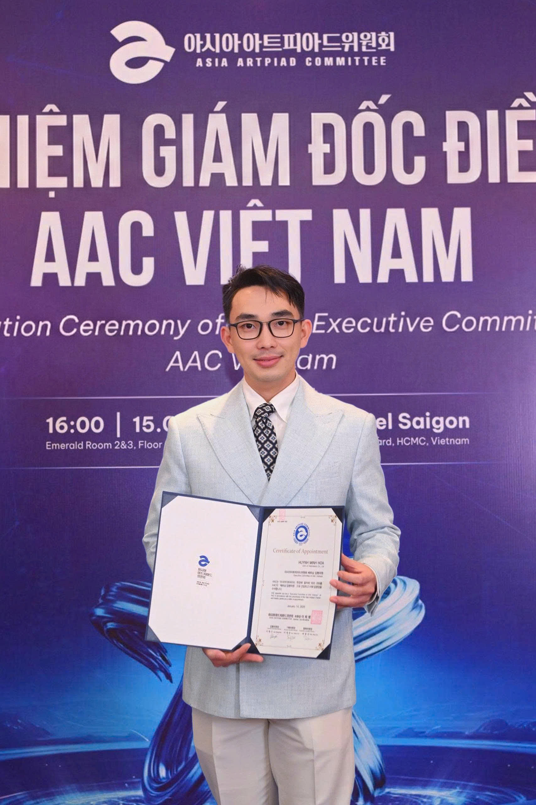 Thạc sĩ Nh&agrave; sản xuất Huỳnh Minh H&ograve;a nhận vai tr&ograve; Gi&aacute;m đốc điều h&agrave;nh AAC tại Việt Nam. - Ảnh 2.