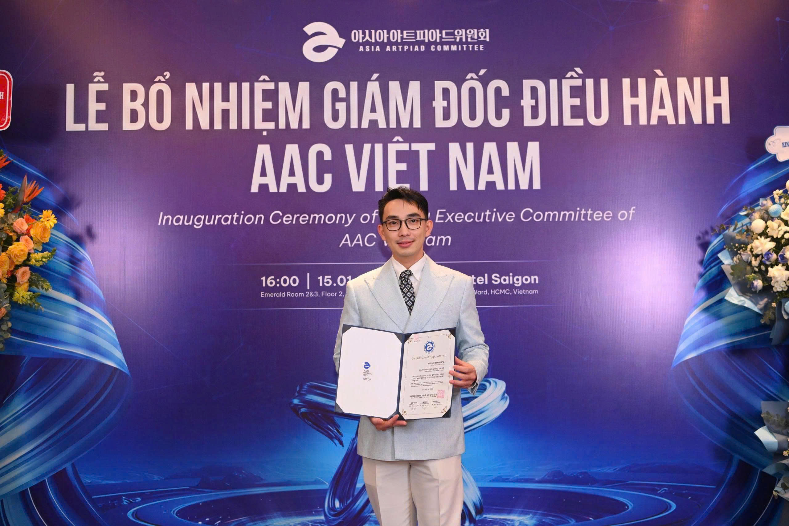 Thạc sĩ Nh&agrave; sản xuất Huỳnh Minh H&ograve;a nhận vai tr&ograve; Gi&aacute;m đốc điều h&agrave;nh AAC tại Việt Nam. - Ảnh 3.