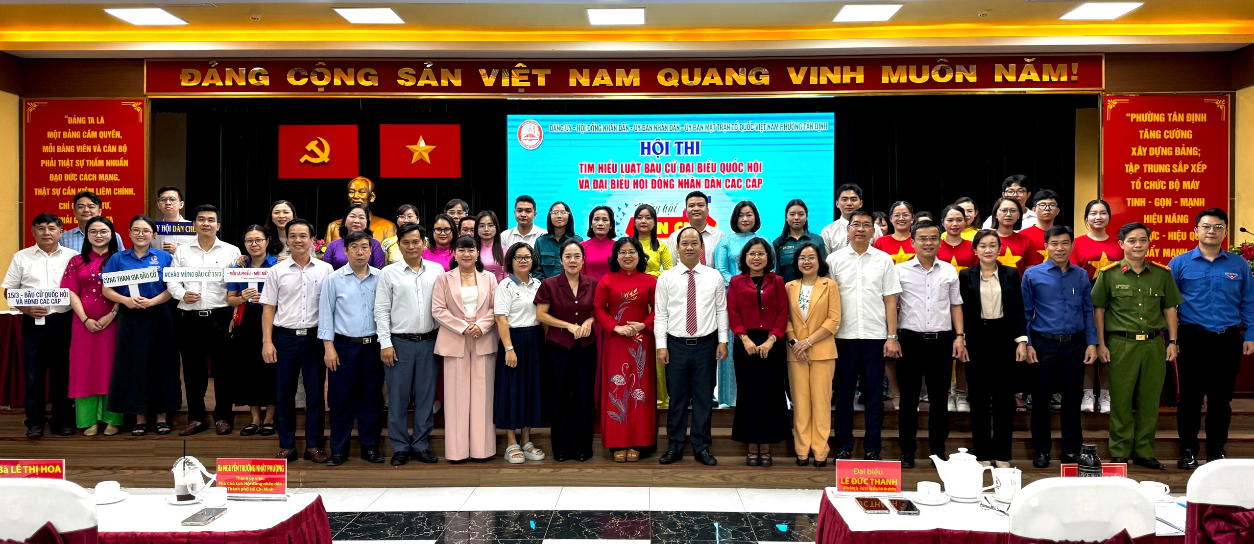 Hơn 5 . 300 Người tham gia hội thi Ng&agrave;y hội d&acirc;n chủ tại phường T&acirc;n Định - TPHCM - Ảnh 2.