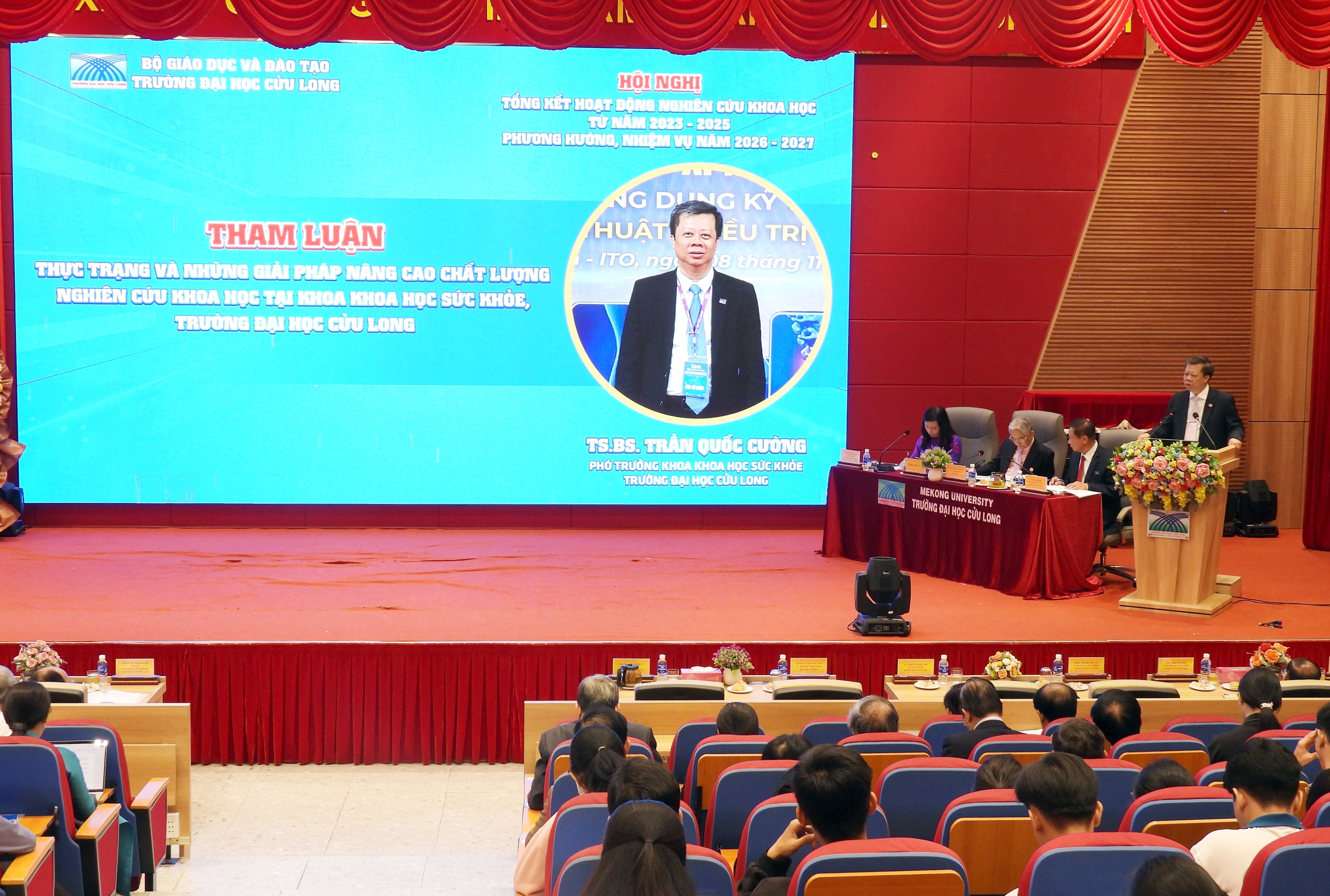 Trường ĐH Cửu Long tổ chức hội nghị tổng kết hoạt động nghi&ecirc;n cứu khoa học - Ảnh 4.