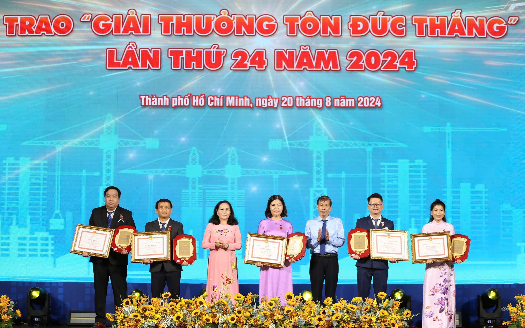 11 kỹ sư, công nhân được trao Giải thưởng Tôn Đức Thắng