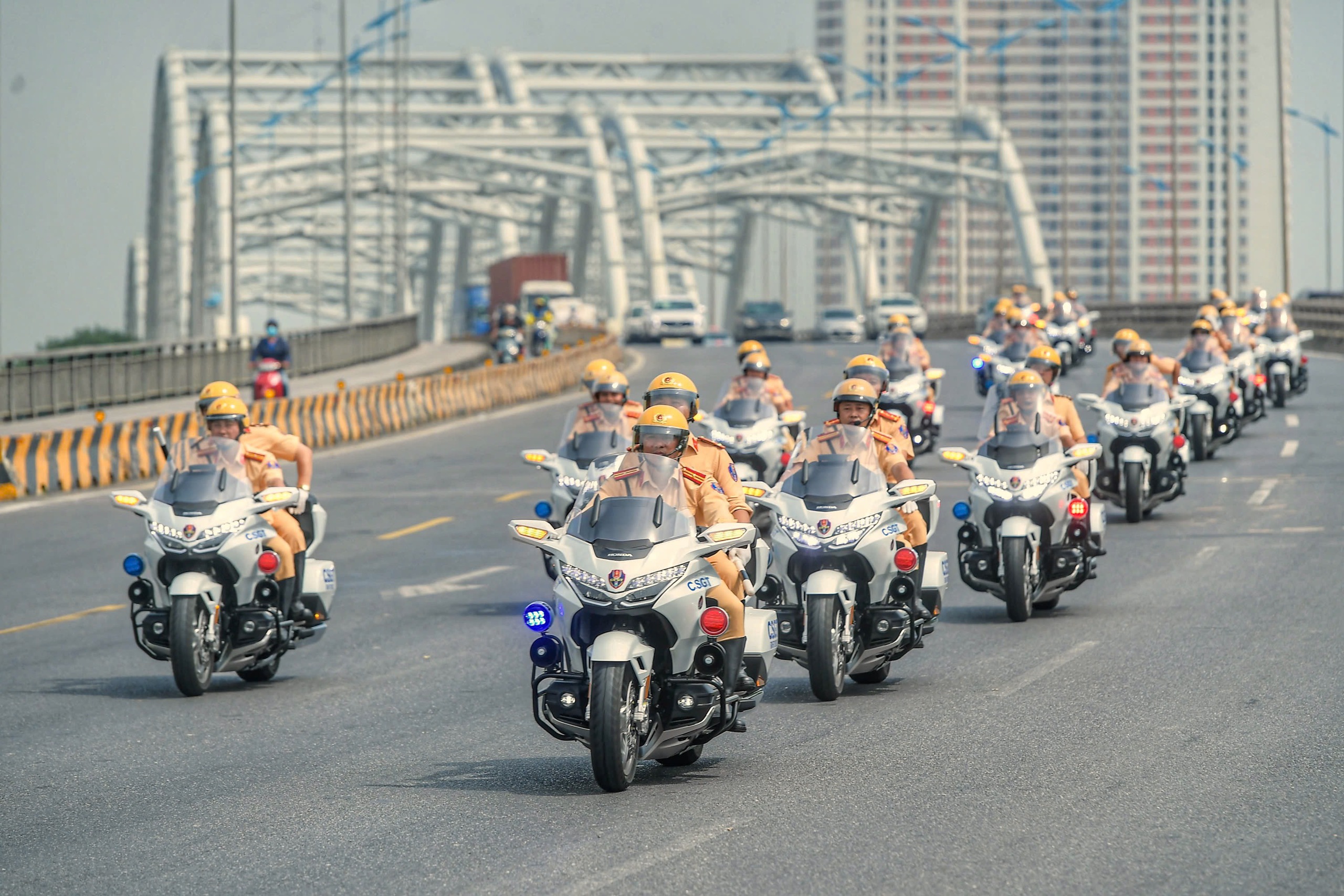 Phân luồng giao thông Hà Nội phục vụ Đại hội XIV của Đảng tại sân vận động Mỹ Đình - Ảnh 1.