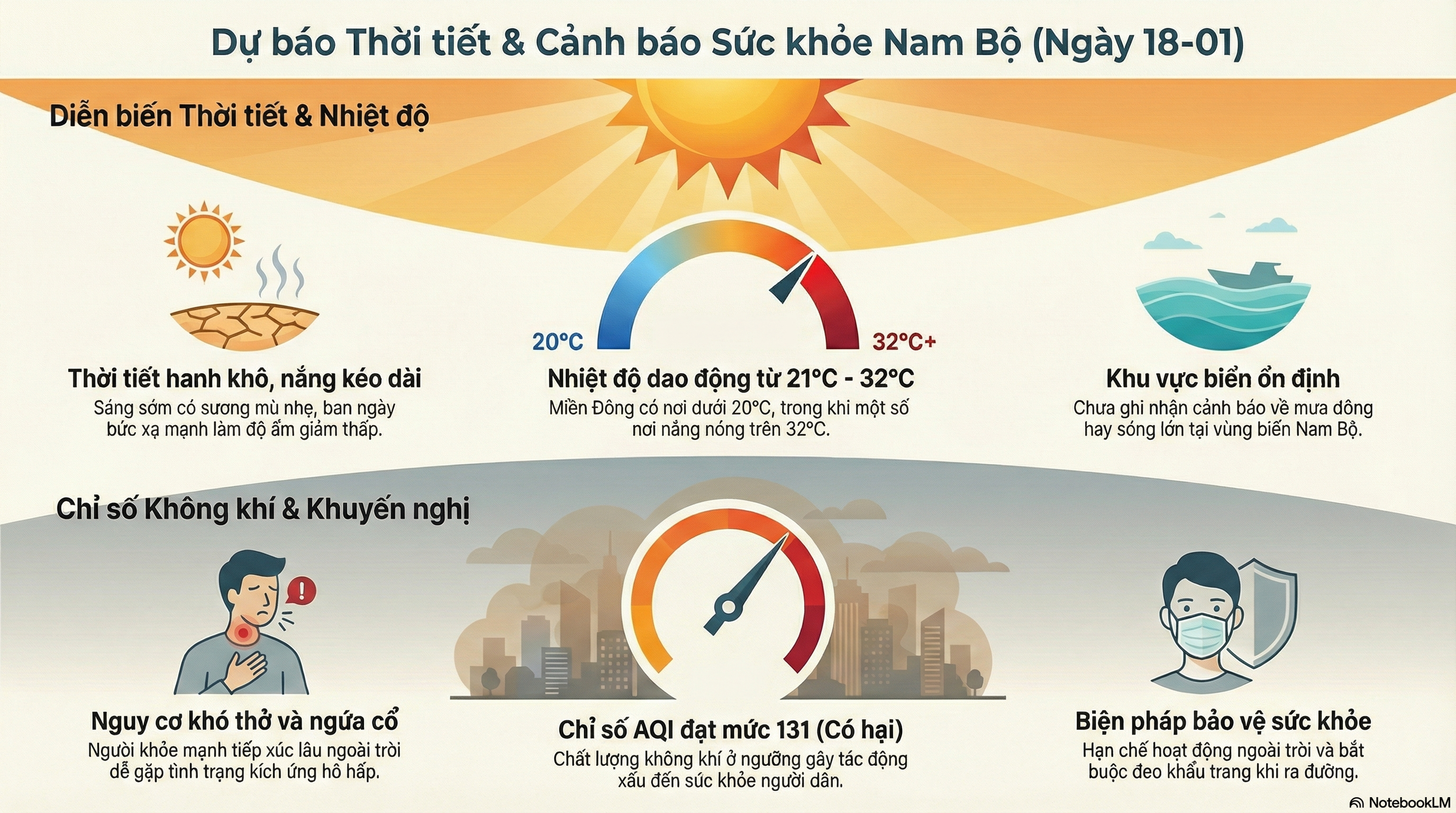 Dự báo thời tiết hôm nay, 18-1: TPHCM và Nam Bộ hanh khô, có nơi dưới 20 độ C - Ảnh 2.