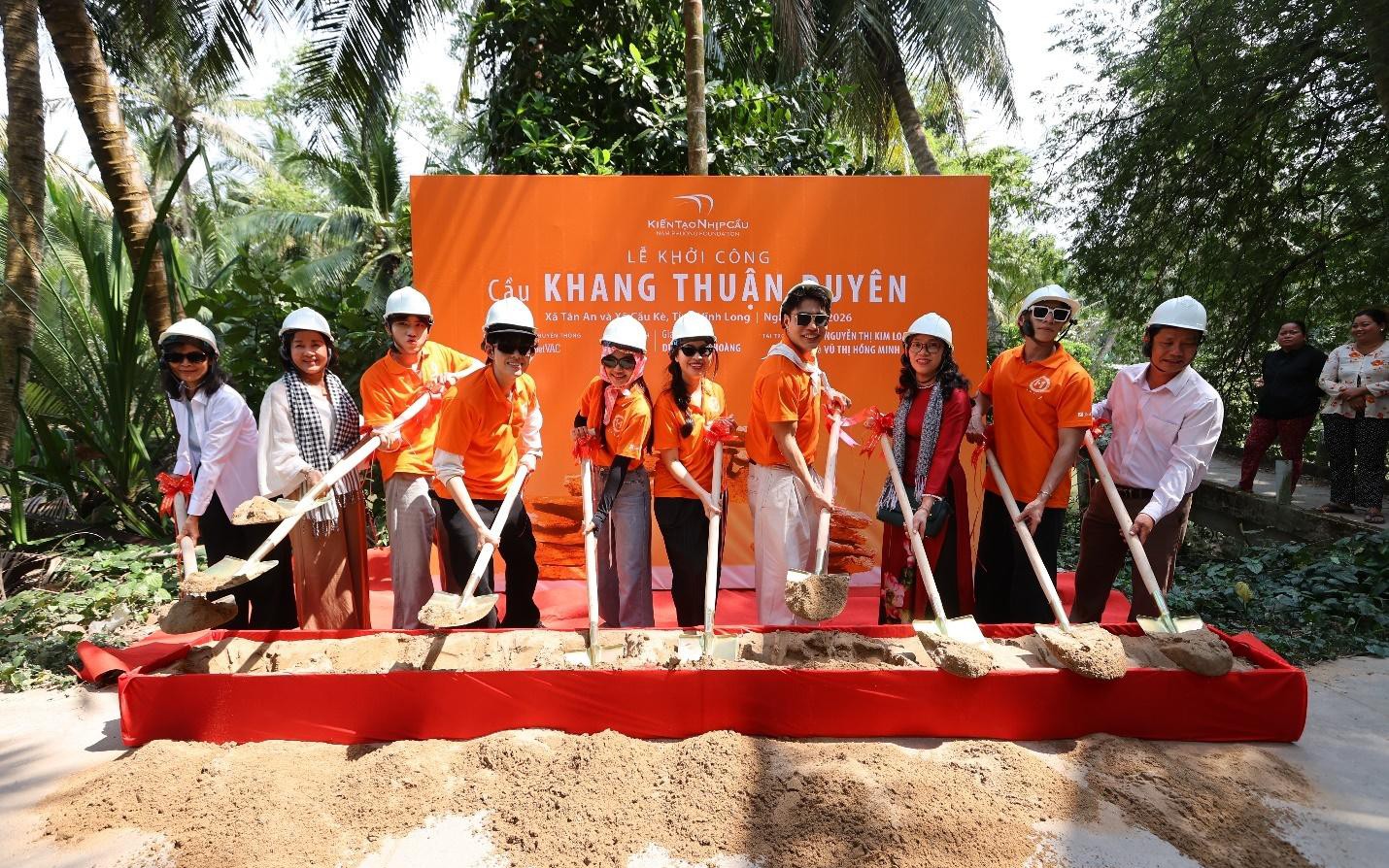 Quỹ Nam Phương khởi công cầu Khang Thuận Duyên tại xã Tân An và xã Cầu Kè, tỉnh Vĩnh Long