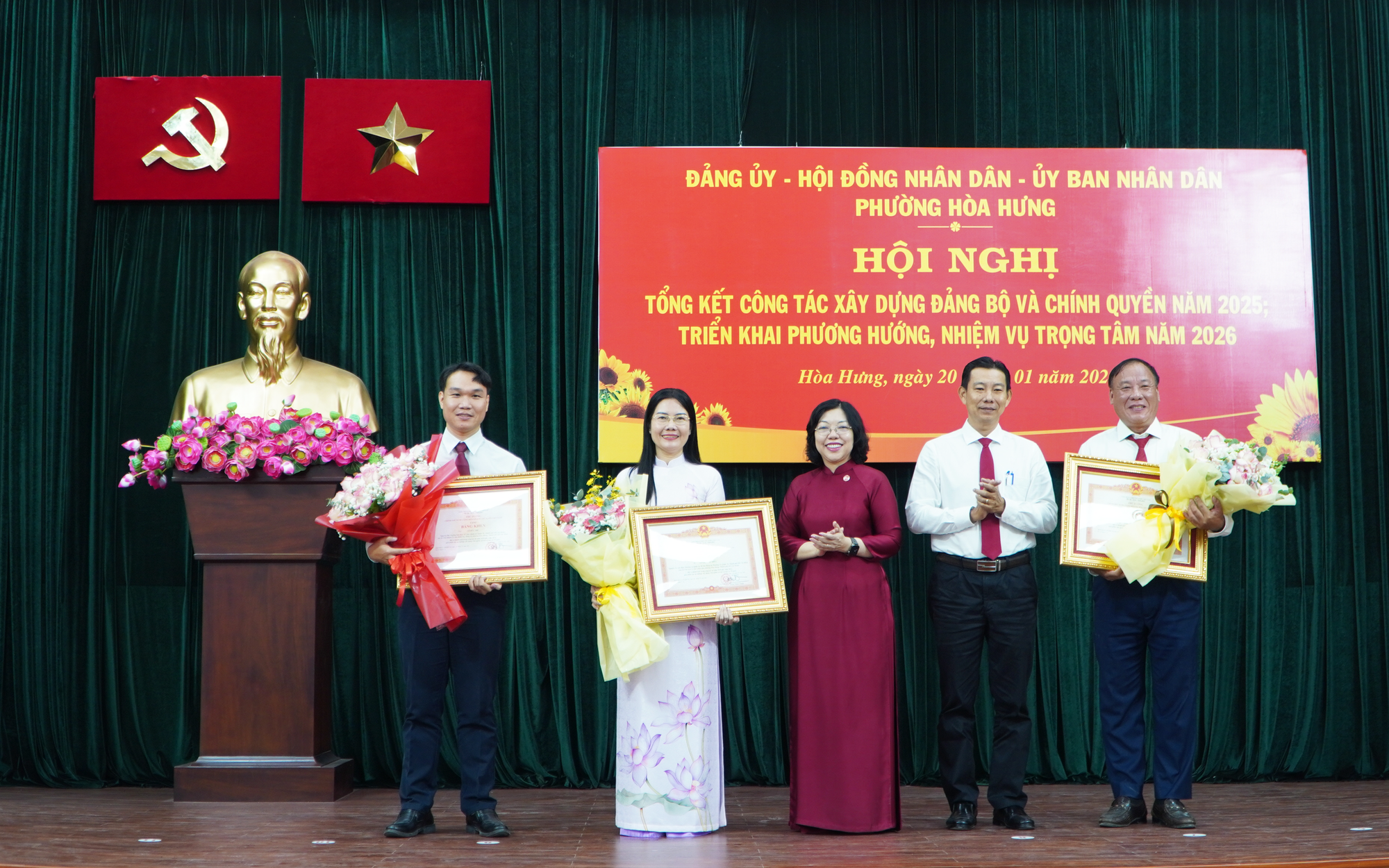 Phường Hòa Hưng là 1 trong 14 phường của TPHCM hoàn thành xuất sắc nhiệm vụ năm 2025