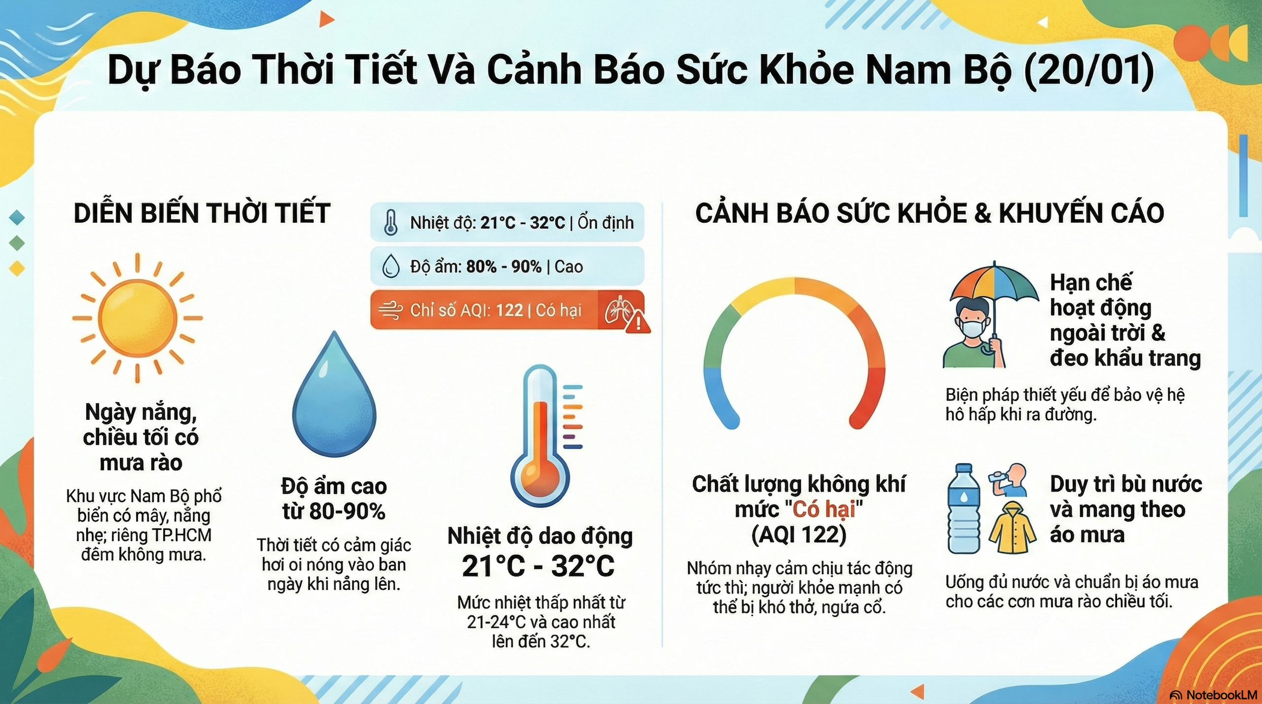 Dự b&aacute;o thời tiết h&ocirc;m nay, 20-1: TPHCM v&agrave; Nam Bộ c&oacute; nắng, cuối ng&agrave;y mưa nhẹ v&agrave;i nơi  - Ảnh 2.