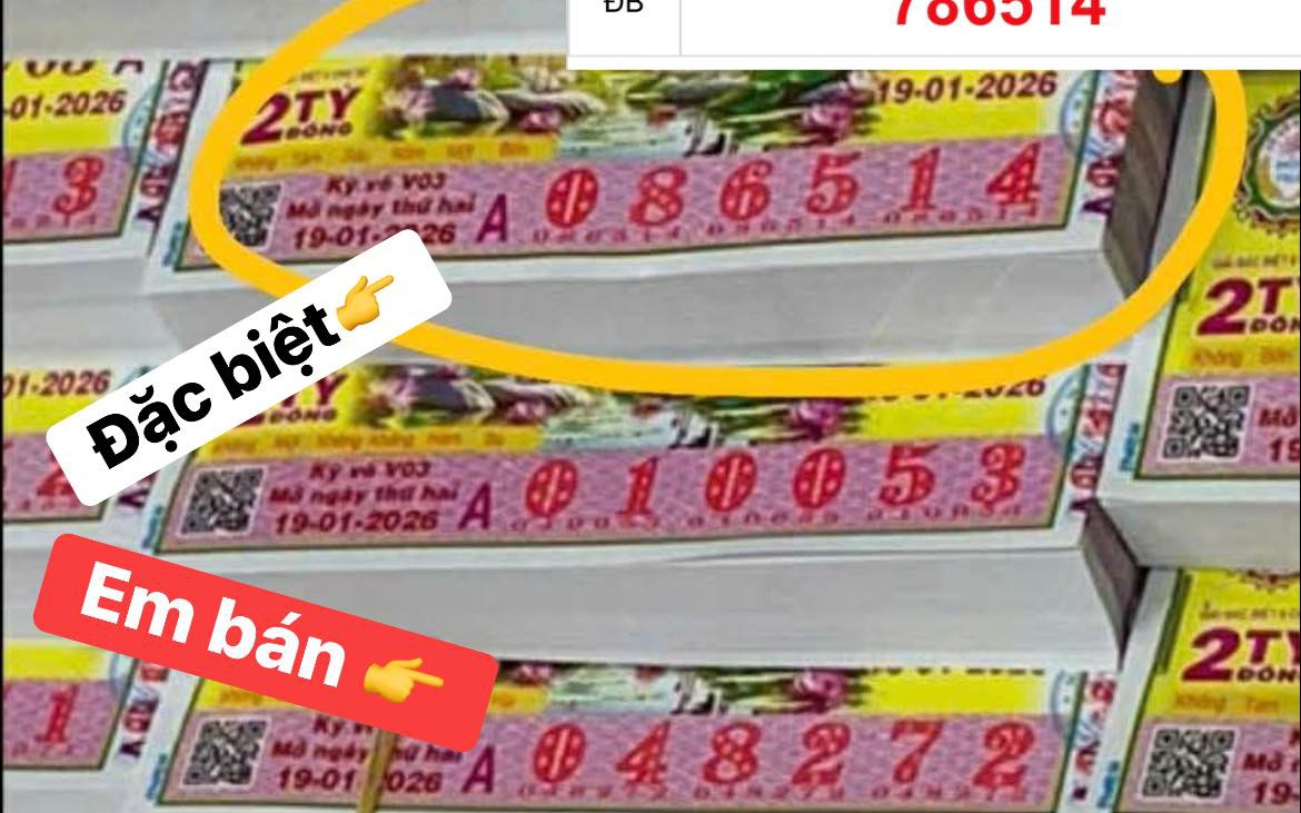 Xổ số miền Nam: Chiều 20-1, đại lý đang tìm người trúng độc đắc 84 tỉ đồng