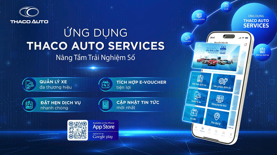 THACO AUTO ra mắt ứng dụng số chăm s&oacute;c xe đa thương hiệu - Ảnh 1.