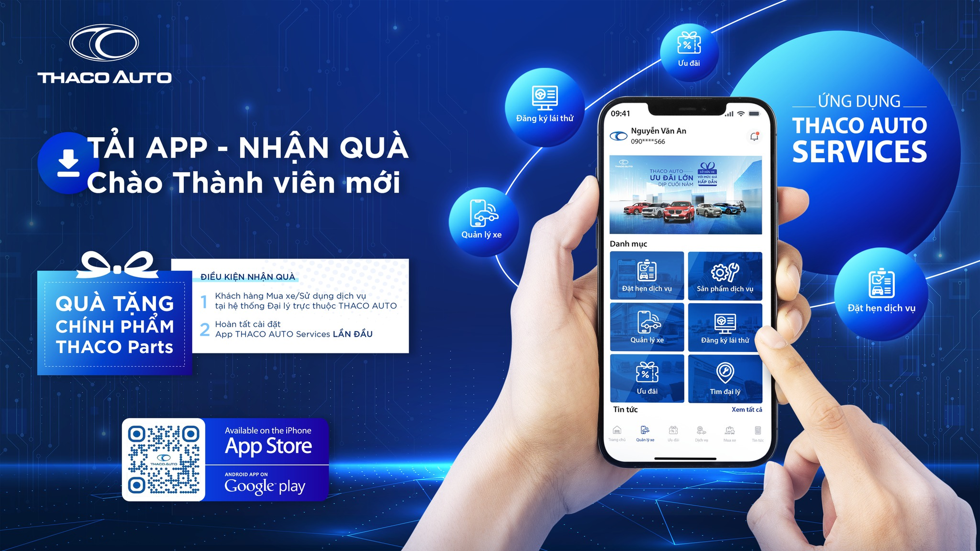 THACO AUTO ra mắt ứng dụng số chăm s&oacute;c xe đa thương hiệu - Ảnh 2.