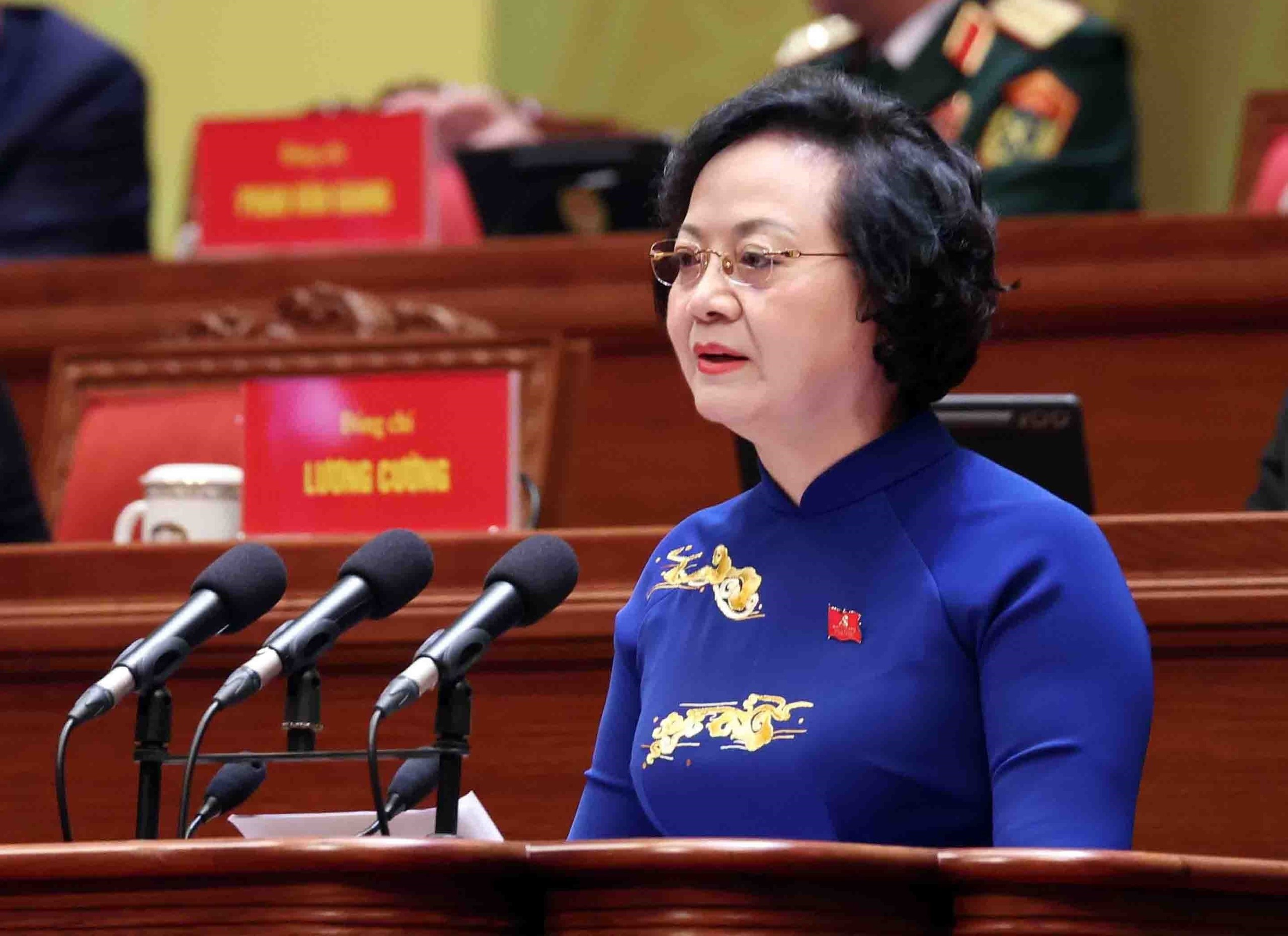 Phiên thảo luận tại hội trường về các văn kiện Đại hội - Ảnh 4.
