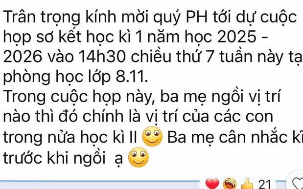 TPHCM: Xôn xao thông tin phụ huynh đua nhau đi họp sớm để giành chỗ ngồi học cho con