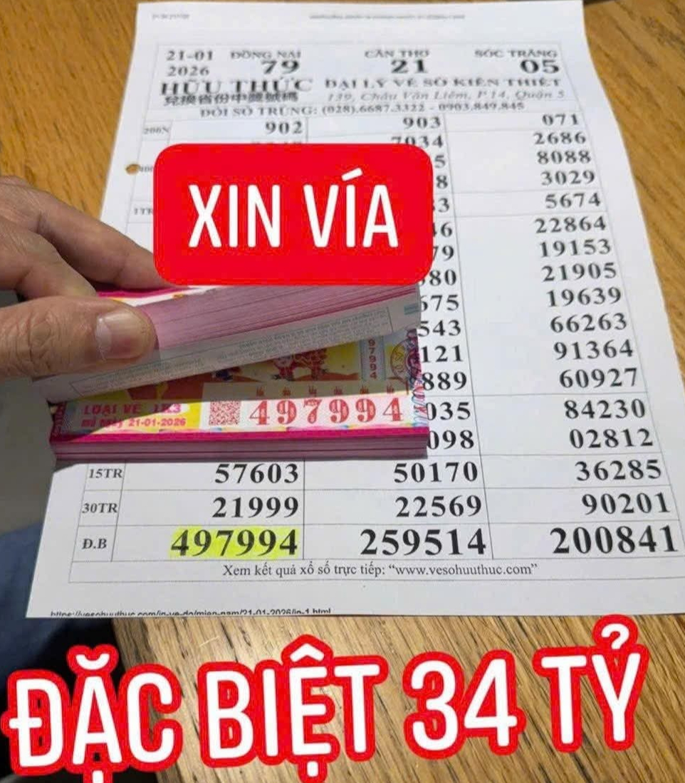 Người trúng 34 tỉ đồng Xổ số miền Nam ở phường Chợ Lớn , TPHCM - Ảnh 1.