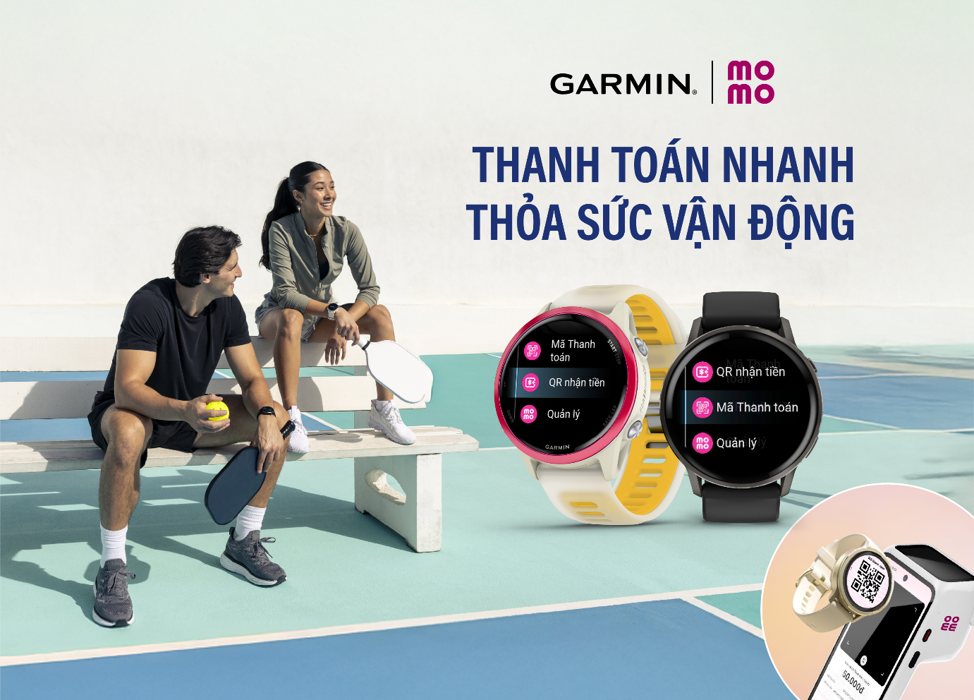 Garmin t&iacute;ch hợp MoMo gi&uacute;p thanh to&aacute;n một chạm tr&ecirc;n cổ tay - Ảnh 1.