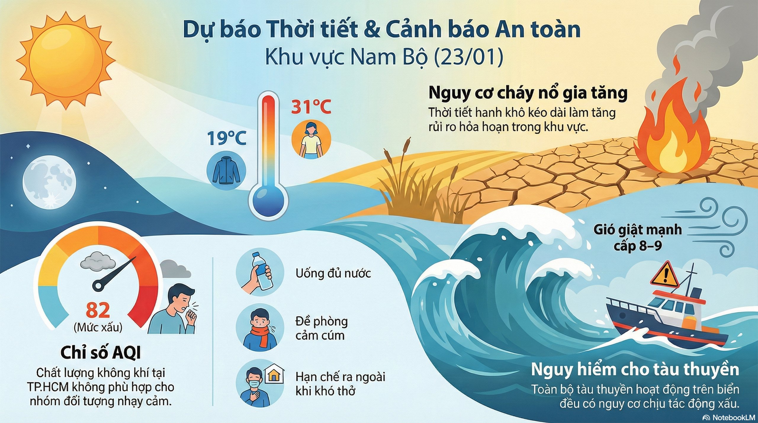 Dự b&aacute;o thời tiết h&ocirc;m nay, 23-1: TPHCM v&agrave; Nam Bộ c&oacute; nơi dưới 19 độ C - Ảnh 2.