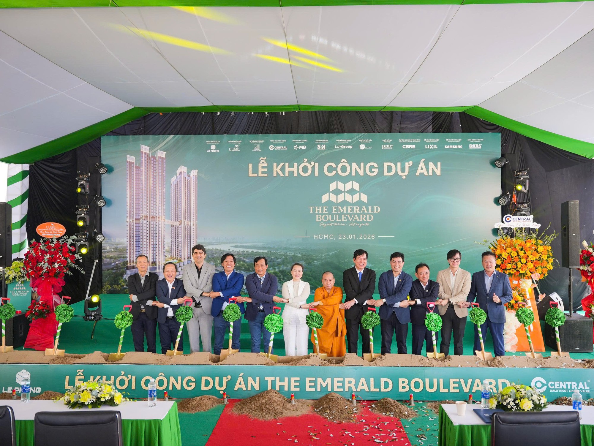 Khởi c&ocirc;ng dự &aacute;n The Emerald Boulevard của L&ecirc; Phong Group tại TPHCM - Ảnh 1.