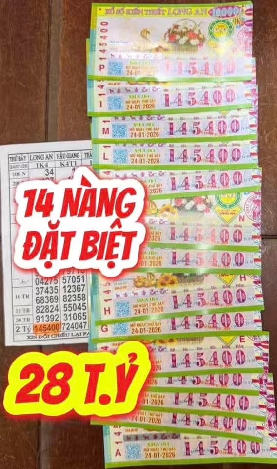 Giải độc đắc vé số Long An gây bão mạng xã hội tại An Giang - Ảnh 1.