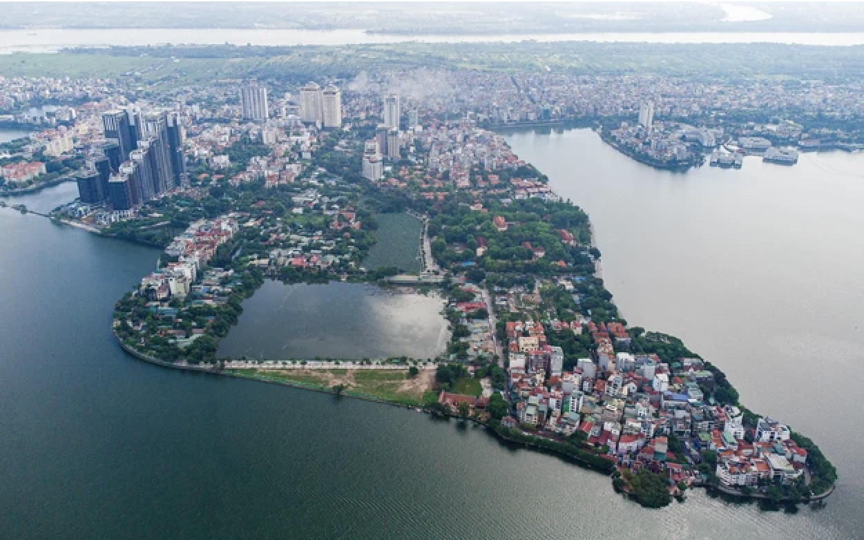Hà Nội làm 6 bến thuyền ở hồ Tây, mở rộng tuyến đường ven hồ