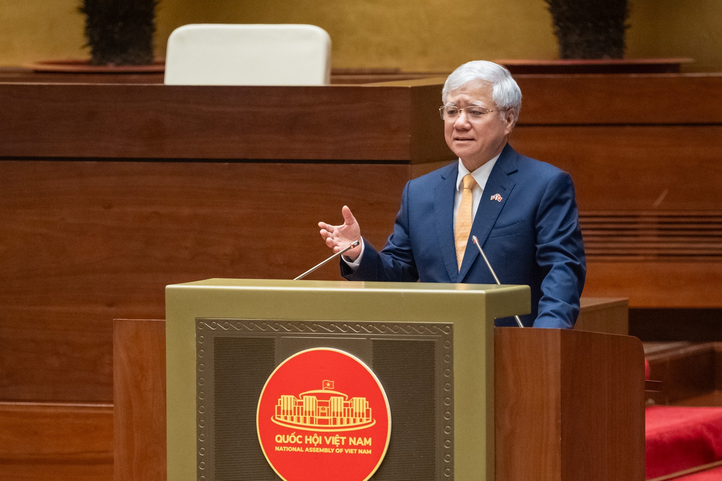 Chủ tịch Quốc hội chủ tr&igrave; Hội nghị th&ocirc;ng b&aacute;o nhanh kết quả Đại hội XIV của Đảng - Ảnh 2.