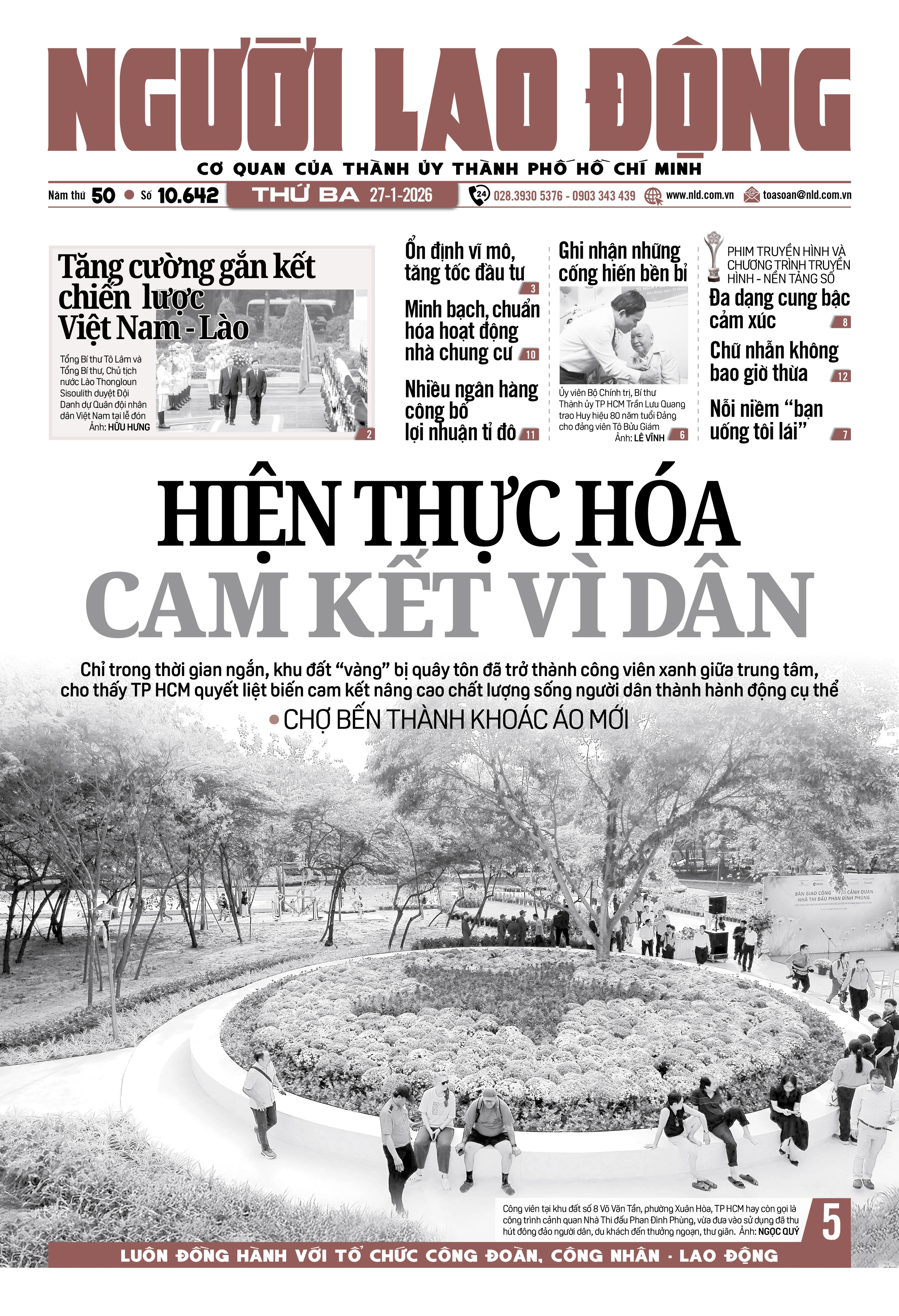 Báo in ngày 27-1: Nỗi niềm "bạn uống tôi lái" - Ảnh 1.