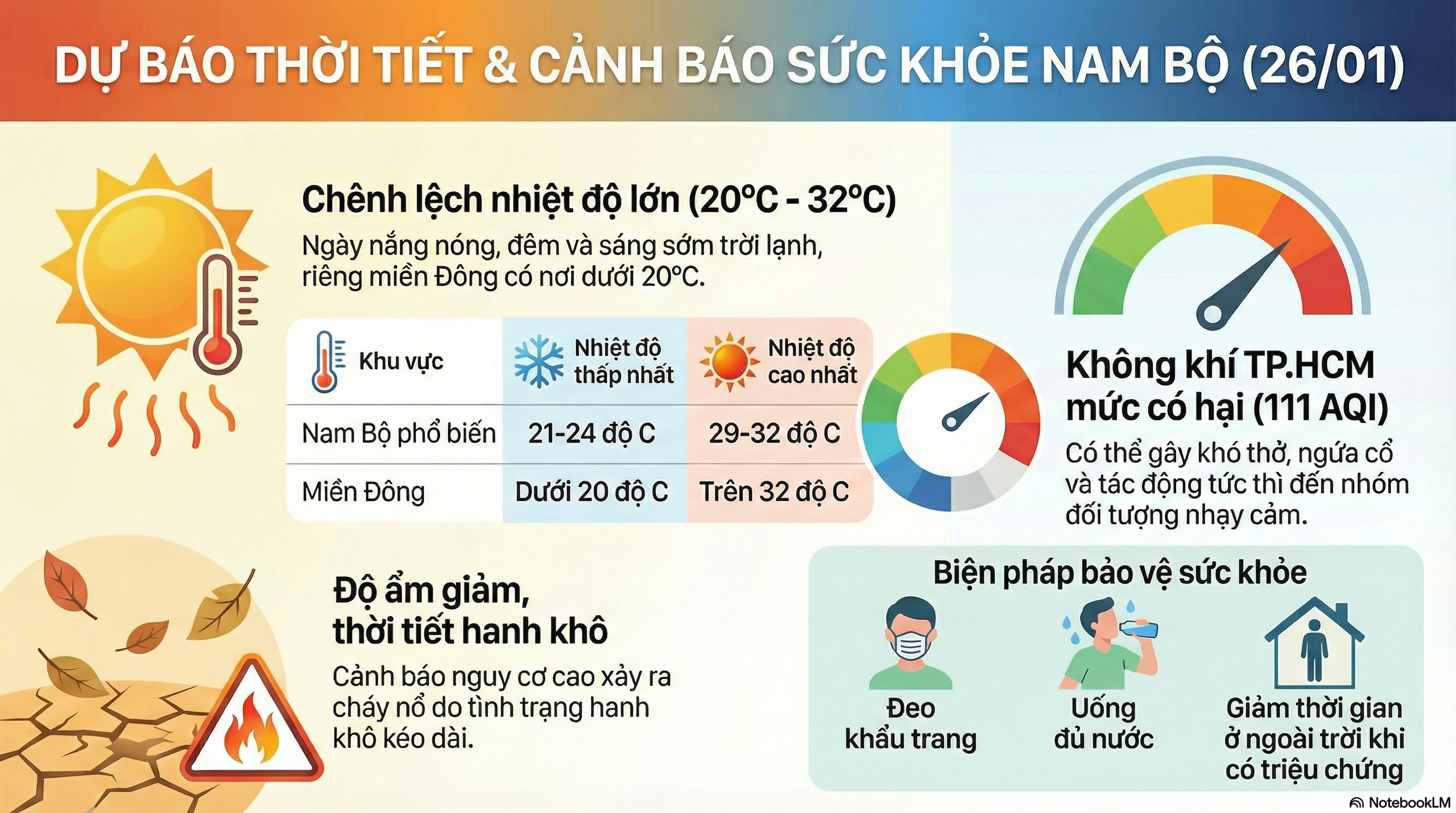 Dự b&aacute;o thời tiết h&ocirc;m nay, 24-1: TPHCM v&agrave; Nam Bộ hanh kh&ocirc;, c&oacute; nơi dưới 20 độ C - Ảnh 2.